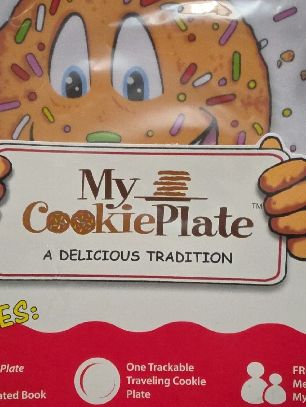 My Cookie Plate traveling tradition set, NEW